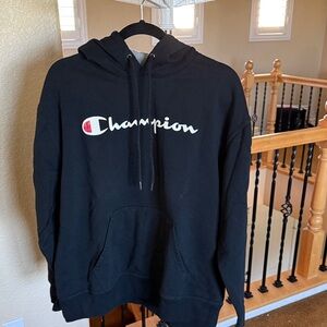 Champion Black Pullover Hoodie